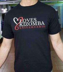 Camiseta Loves Kizomba 6º Aniversario para hombre